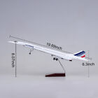 1 125 Concorde Model Air France Concorde Passenger Aircraft Model 19 7  W  Light