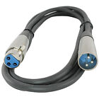 New 8 Lot Pack 6ft Foot 3pin Male To Female Xlr Mic Microphone Cables Dmx Cords