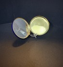 Vintage Art Deco Enamel Gold Tone Powder Wristlet Compact   Missing Chain - 152