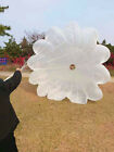 White Round Diameter 6 5m 21ft Parachute For Wedding Photography