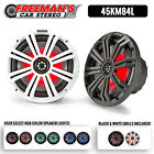 Kicker 45km84l 8  Full Range Marine Boat Speakers Pair With Rgb Led Lighting