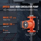 Ups15-58fc Hot Water Circulation Pump 110v 82w 17 Gpm Recirculating Pump