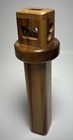 Vintage Wooden Rotating  Kaleidoscope     7 5  Handcrafted Toy Collectible