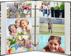 3-ring Photo Album 300 Pockets Hold 4x6 Photos  Black   White Words Design