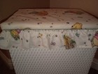Vintage 90s Disney Winnie The Pooh Clothes Laundry Hamper Baby Nursery Storage