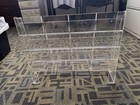 Clear Acrylic Brochure Holder Wall Mount 16 Slot Trifold Pamphlet Display Rack