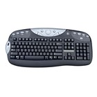 Vintage Logitech Cordless Keyboard Y-rj20 Wireless Multimedia Itouch Black
