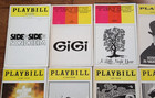 1970s Broadway Playbills Lot Side Sondheim Gigi Deathtrap Chorus Line Travesties