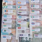 Lots 100 Different Paper Money Unc Collection 50 Countries World Banknotes
