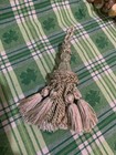       elegant Key Tassel 4 5    Tassel    Loop Light Green  Peachy Ivory Nos