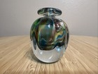 Roger Gandelman - 1984 Handblown Faceted Studio Art Glass Perfume Bottle
