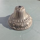 Vintage Gim 3158 Ornate Cast Metal Lamp Base Canopy Spelter Light Fixture Part
