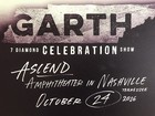 Garth Brooks Very Rare 7 Diamond Celebration Concert Poster Nashville