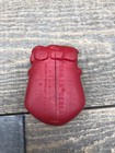 Vintage 1975 Post Fruity Pebbles Cereal Fred Flintstone Coin Purse Holder Red 7a