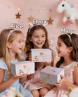 Lolalet Unicorn Musical Jewelry Box Gift For Girls Kids box Only  1-a  Pink