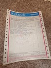1972 Buick Centurion Sport Coupe Window Sticker  Dealer Sale order Form  invoice