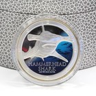2013 Niue 1oz Proof Silver  2 Coin Hammer Head Shark New Zealand Mint