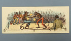 1890s Boxing Monkeys Mclaughlins Coffee Victorian Advertising Booklet Trade Card