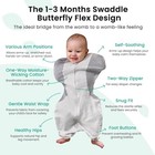 Newborn Swaddle Sleep Sack Arms Up Baby Wrap Moisture Wicking Hip Healthy Swa   