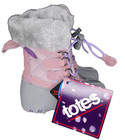 New totes Toddler Girls Sz 6t Waterproof Pink purple Snow Boots Faux Fur Trim