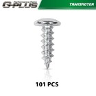 License Plate Screws-phillips Pan Head Self Tapping - American Cars -100 Per Bag