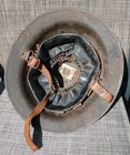 Vintage Ww1 M1917 Brodie Helmet With Liner Camouflage Paint Us 79th Infantry Div