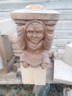 Old Oak English Corbel  Vintage Oak Carving  Oak Beam Support  Oak Beam Figure 