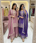 3 Piece Pakistani Dress Salwar Kameez Ready To Wear Suit Wedding Party Bollywood