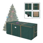 Elf Stor Green Rolling Christmas Tree Storage Duffel Bag W window For 9 Ft Tree