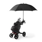 62 Inch Extra Large Golf Umbrella Double Canopy Automatic Open Sun Rain Stick   