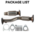 Fits  2008-2010 Chevrolet Malibu 2 4l Front Flex Pipe   Rear Catalytic Converter