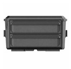  Hyper Stack 2-drawer Plastic Tool Box  Stackable Storage Organizer