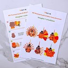 24 Sets Thanksgiving Craft Kits Fall Crafts Diy Give Thanks Turkey Ornaments