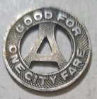 Alton  Illinois - C c c  Inc  One City Fare Il 10 D Transit Token