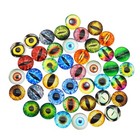 200pcs 8mm Self Adhesive Glass Eye Cabochon Eyeball Stickers For Craft Diy