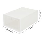 24pcs Shoe Storage Box Shoes Case Transparent Stackable Shoe Organizer Container