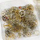 50 Balance Wheels Escape Gold Silver Watch Part Steampunk Gear Watchmaker Lot
