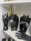 Women s Fashion Jewelry Mixed Lot Necklaces   Earrings Gold silver Rhinestone