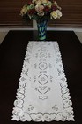 Embroidered Lace Cutwork Placemat Runner Scarf Wedding Party Banquet Event Decor