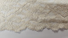 Vintage antique  Beige  Synthetic  4   Lace  10   Yards