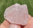 26g Gem Rose Quartz Iridescent Crystal Mineral Specimen Estate Find