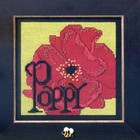 Poppy Beaded Cross Stitch Kit Mill Hill 2009 Buttons   Beads Spring