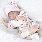 Realistic Reborn Baby Dolls Vinyl Silicone Lifelike Newborn Girl Doll Soft Body
