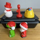 Fisher Price Little People Santa Claus   Elf Christmas Figure Set Toy Gift See