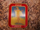 Vintage Coca-cola 1937 Beach Girl Serving Tray  Original  Nice  