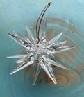 Vtg Acrylic Starburst Ornament Plastic Atomic Sputnik Light Cover Christmas