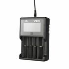 Xtar Vc4 Li-ion Battery Charger Cylindrical Batteries Lcd Usb Nimh New