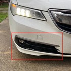 For 2015-2017 2016 Acura Tlx Front Fog Light Bezels Trim Ring Driving Lamp Pair