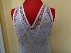 Rebecca Taylor Sleeveless Sea Salt Tile Lace Dress - Size 2     Nwt
