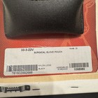 Safariland Model 33 Surgical Glove Pouch Black Leather 33-3-22v